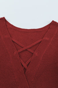 Hollow out sweater