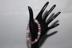 Pink Cat's Eye Bracelet