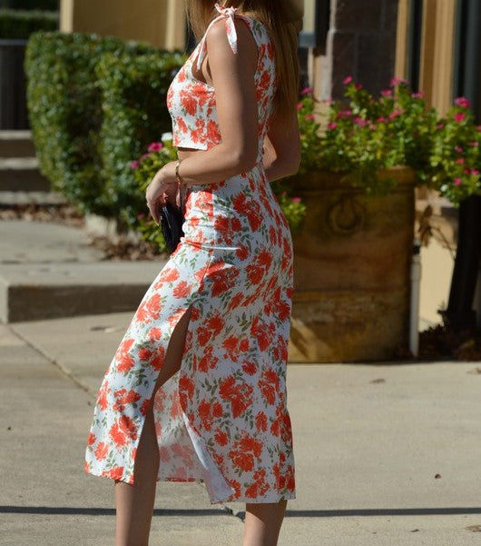 Floral skirtset